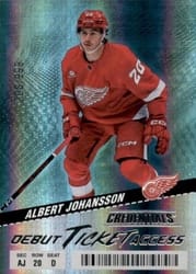2024-25 Upper Deck Credentials Base Set Albert Johansson #101 card