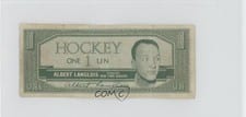 1962 Topps Hockey Bucks Albert Langlois card