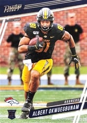 2020 Panini Prestige Base Set Albert Okwuegbunam #206 card