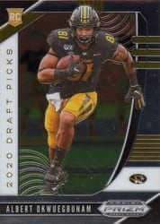 2020 Panini Prizm Draft Picks Base Set Albert Okwuegbunam #133 card