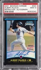 2001 Bowman Chrome Albert Pujols #340 card