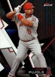 2018 Finest Base Set Albert Pujols #31 card