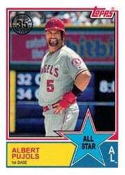 2018 Topps 1983 Topps Baseball 35th Anniversary All-Stars Albert Pujols #83AS-43 card
