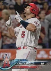2018 Topps Base Set Albert Pujols #582 card
