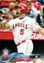 2018 Topps Base Set Albert Pujols #582 card