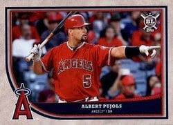 2018 Topps Big League Base Set Albert Pujols #178 card