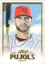 2018 Topps Gallery Base Set Albert Pujols #119 card
