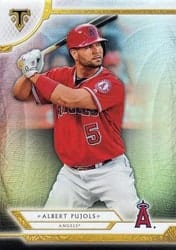 2018 Topps Triple Threads Base Set Albert Pujols #39 card