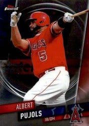 2019 Finest Base Set Albert Pujols #12 card