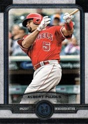 2019 Topps Museum Collection Base Set Albert Pujols #2 card