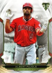 2019 Topps Triple Threads Base Set Albert Pujols #49 card