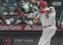 2020 Stadium Club Base Set Albert Pujols #33 card