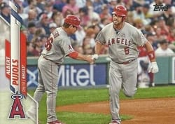 2020 Topps Base Set Albert Pujols #497b card