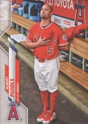 2020 Topps Base Set Albert Pujols #497c card