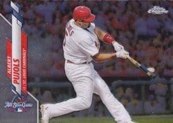 2020 Topps Chrome Update Base Set Albert Pujols #U-78 card