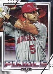 2020 Topps Fire Base Set Albert Pujols #31 card