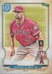 2020 Topps Gypsy Queen Base Set Albert Pujols #204 card