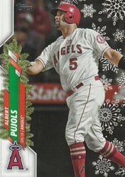2020 Topps Holiday Base Set Albert Pujols #HW45 card