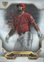 2020 Topps Triple Threads Base Set Albert Pujols #2 card
