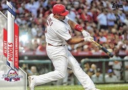 2020 Topps Update Base Set Albert Pujols #U-267 card
