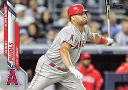 2020 Topps Update Base Set Albert Pujols #U-280 card