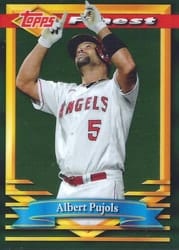 2021 Finest Flashbacks Base Set Albert Pujols #99 card