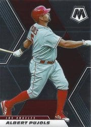 2021 Panini Mosaic Base Set Albert Pujols #10 card