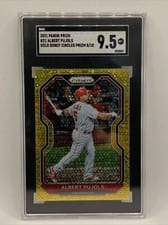 2021 Panini Prizm Albert Pujols Gold Prizm #21 card