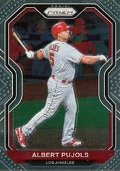 2021 Panini Prizm Base Set Albert Pujols #21 card