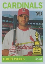 2021 Topps All-Star Rookie Cup Base Set Albert Pujols #12 card
