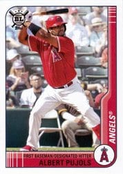 2021 Topps Big League Base Set Albert Pujols #38 card