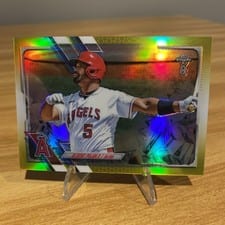 2021 Topps Chrome Albert Pujols Gold Refractor #102 card