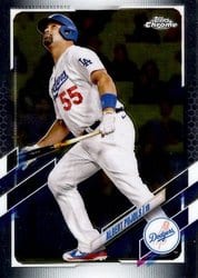2021 Topps Chrome Update Base Set Albert Pujols #USC50 card