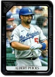2021 Topps Gallery Base Set Albert Pujols #37 card