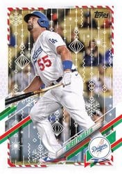 2021 Topps Holiday Base Set Albert Pujols #HW176 card