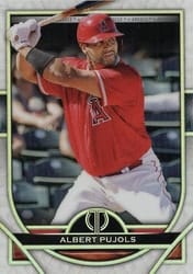 2021 Topps Tribute Base Set Albert Pujols #51 card