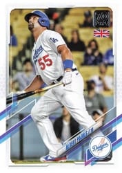 2021 Topps UK Edition Base Set Albert Pujols #203 card