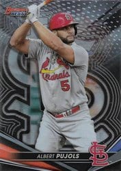 2022 Bowman's Best Base Set Albert Pujols #21 card