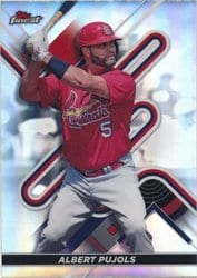 2022 Finest Base Set Albert Pujols #114 card
