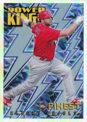2022 Finest Flashbacks Power Kings Albert Pujols #PK-7 card
