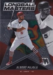 2022 Panini Mosaic Longball Masters Albert Pujols #LM-9 card