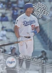 2022 Topps 2021 Greatest Hits Albert Pujols #21GH-7 card