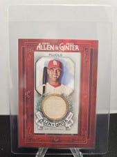 2022 Topps Allen & Ginter Framed Mini Relics Albert Pujols #MFR-AP card