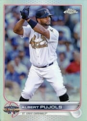 2022 Topps Chrome Update 2022 All-Star Game Albert Pujols #ASGC-10 card