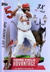 2022 Topps Update Legendary Home Field Advantage Albert Pujols #LHA-15 card