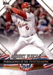 2022 Topps Update Paragons of the Postseason Albert Pujols #PP-10 card