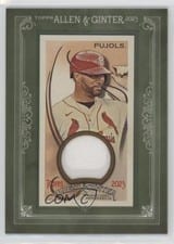 2023 Topps Allen & Ginter Framed Mini Relics Albert Pujols #MFR-AP card