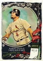 2023 Topps Allen & Ginter Spotless Spans Albert Pujols #SS-41 card