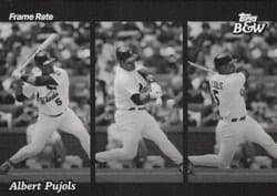 2023 Topps Black & White Frame Rate Albert Pujols #FR9 card