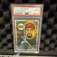 2023 Topps Chrome Ultraviolet All-Stars Albert Pujols #UV-10 card